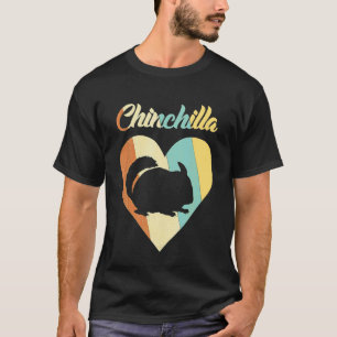 Camiseta Chinchilla en el corazón