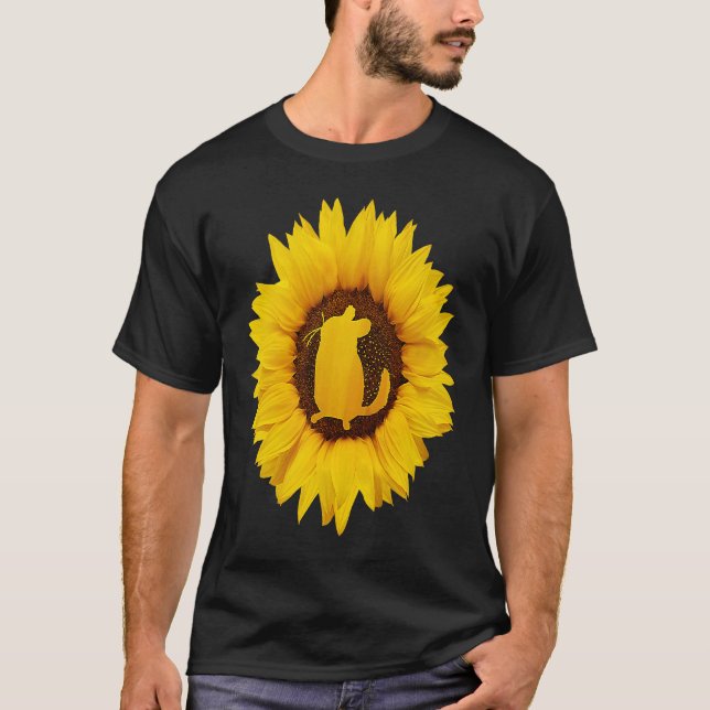 Camiseta Chinchilla  For Women Men Rodent Animal Sunflower (Anverso)