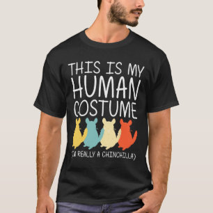 Camiseta Chinchilla Halloween Disfraces Humanos Rodent Easy