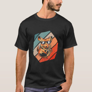 Camiseta Chinchilla Hexagon Rodent Retro Vintage Mascota