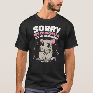 Camiseta Chinchilla Mascota Homework