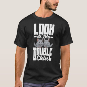 Camiseta Chinchilla Mascota mira mi doble mentón