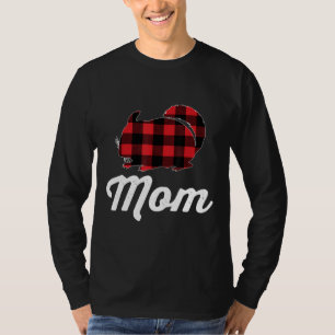 Camiseta Chinchilla Mom Lover Red Plaid Rodent Mascota Prop