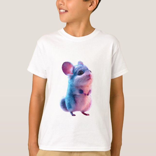 Camiseta Chinchilla Niños Algodón de Azúcar (Anverso)