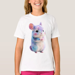 Camiseta Chinchilla Niños Algodón de Azúcar Galaxia