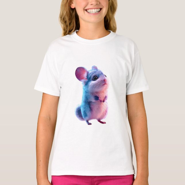 Camiseta Chinchilla Niños de Algodón de Azúcar (Anverso)