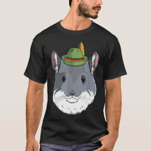 Camiseta Chinchilla Oktoberfest Gorra alpino bávaro alemán