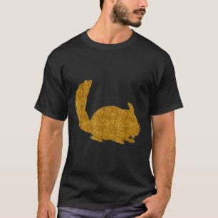 Camiseta Chinchilla Para Mujeres Chica Rodent Animal Squirr