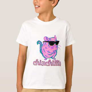 Camiseta Chinchilla rosada de neón de Chinchillin