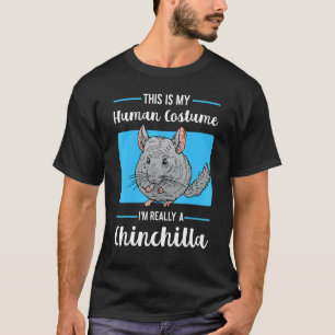 Camiseta Chinchillas Human Costume Rodent Animal
