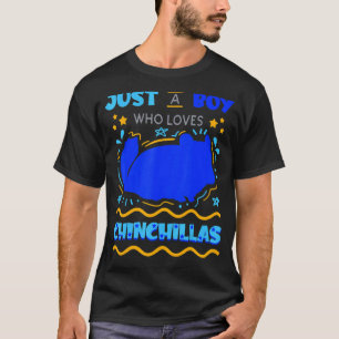 Camiseta Chinchillas, un niño, un animal roedor