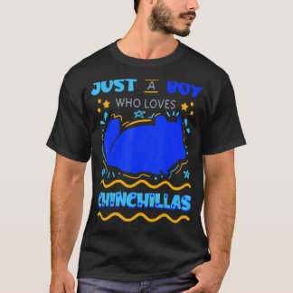 Camiseta Chinchillas, un niño, un animal roedor