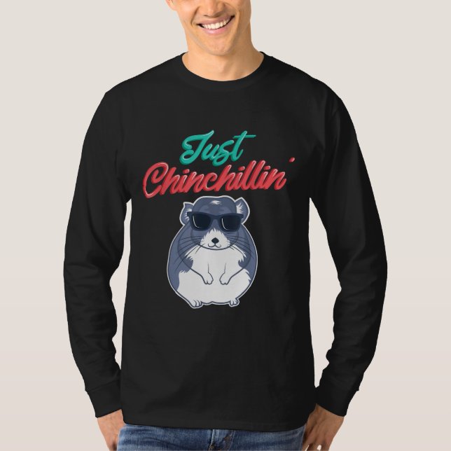 Camiseta Chinchillin Cute Chinchilla Mascota Animal Lover L (Anverso)