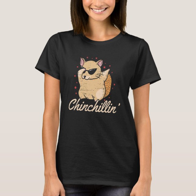 Camiseta Chinchillin' por un Mascota roedor (Anverso)