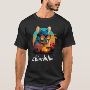 Camiseta Chinchillin' Retro Groovy Chinchilla