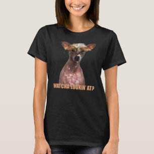 Camiseta Chinese Crested Dog Mom Dad funny sarcastic quote