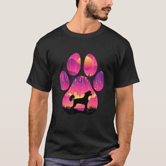 Camiseta Chinese Crested Paw Mom Dad Dog  Women Men (Anverso)
