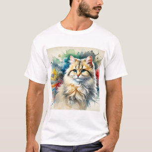 Camiseta Chinese desert cat 120724AREF115 - Watercolor