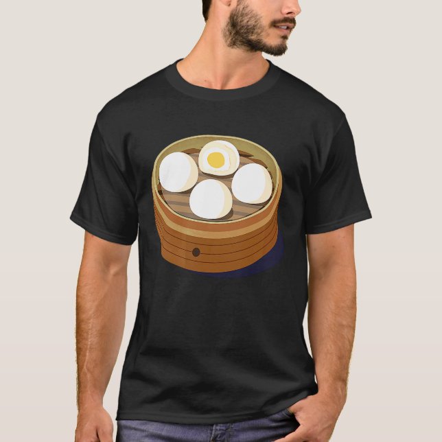 Camiseta Chinese Dim Sum Sweet Bun Foodie (Anverso)