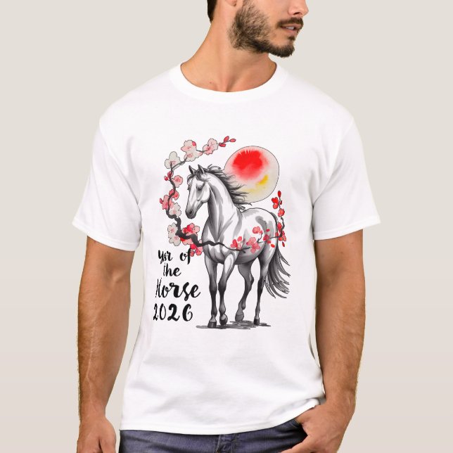 Camiseta Chinese Lunar New Year of the Horse   (Anverso)