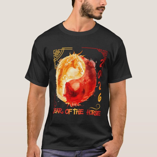Camiseta Chinese New Lunar Year Of The Horse 2026 _1  (Anverso)