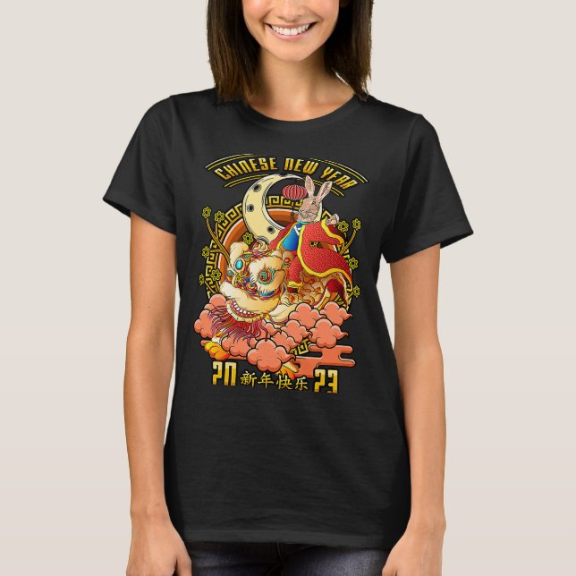 Camiseta Chinese New Rabbit Year Zodiac Chinese New Year 20 (Anverso)