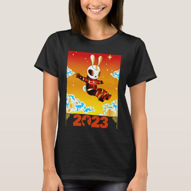 Camiseta Chinese New Year 2023 Year Of The Rabbit 2023 Wome (Anverso)