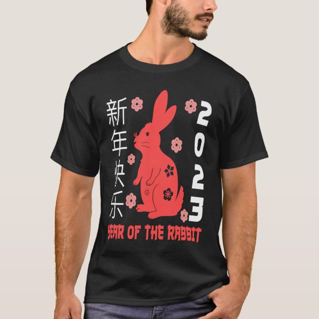 Camiseta Chinese New Year 2023 Year Of The Rabbit 2023 Wome (Anverso)