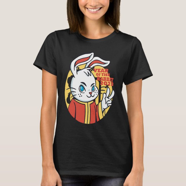 Camiseta CHINESE NEW YEAR 2023 Year Of The Rabbit Women Men (Anverso)