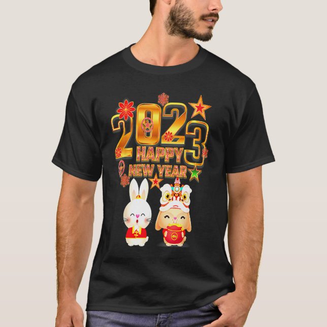 Camiseta CHINESE NEW YEAR 2023 Year Of The Rabbit Women Men (Anverso)