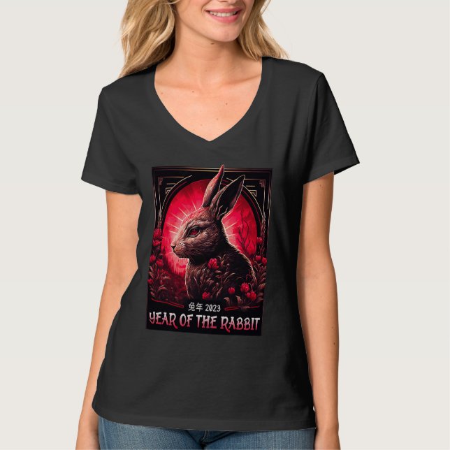 Camiseta Chinese New Year 2023 Zodiac Lunar New Year Of The (Anverso)