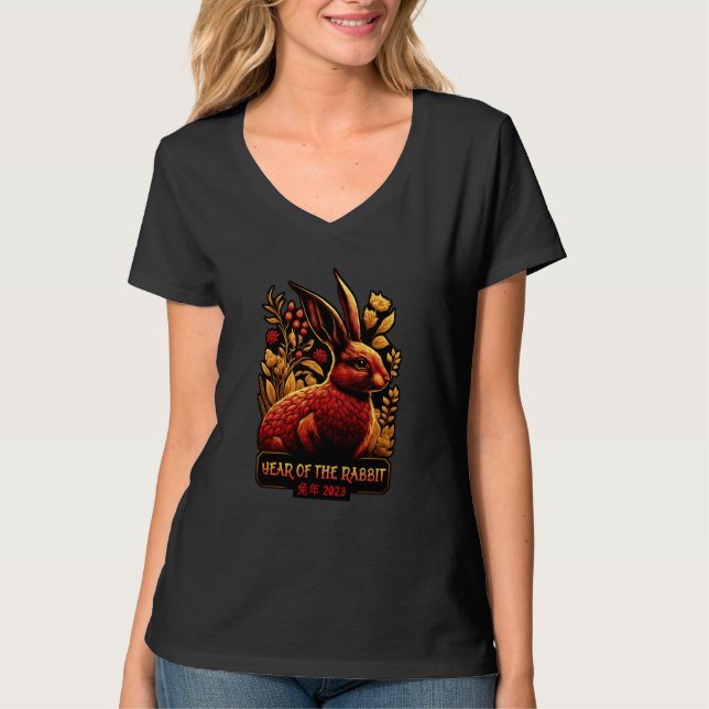 Camiseta Chinese New Year 2023 Zodiac Lunar New Year Of The (Anverso)