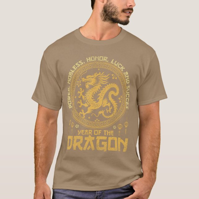 Camiseta Chinese New Year 2024 Dragon Happy Chinese New Yea (Anverso)