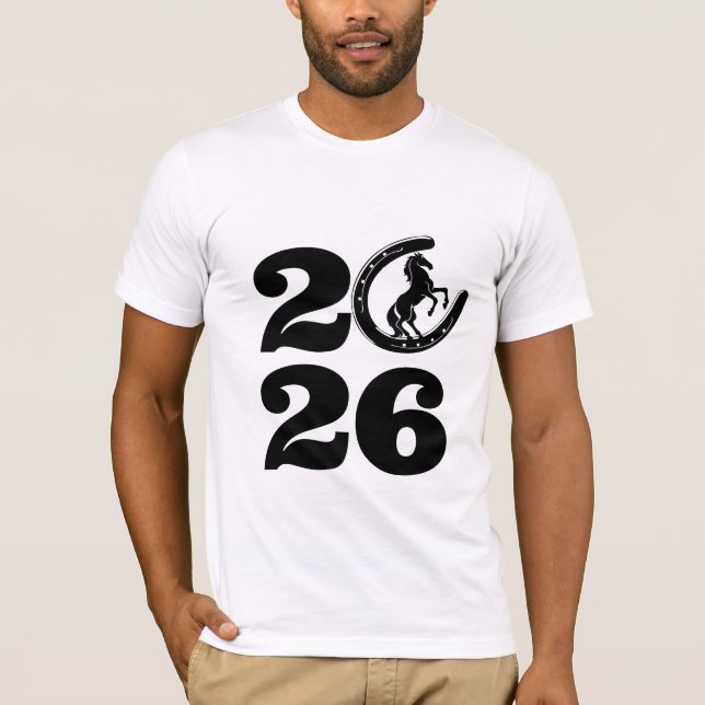 Camiseta Chinese New Year 2026 of the Horse - Custom 2026 (Anverso)