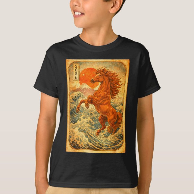 Camiseta Chinese New Year 2026 Of The Horse Lunar New Year  (Anverso)
