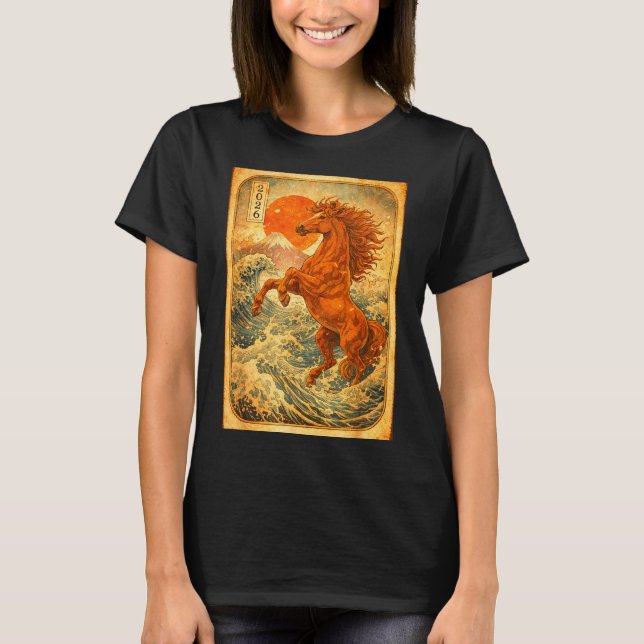 Camiseta Chinese New Year 2026 Of The Horse Lunar New Year  (Anverso)