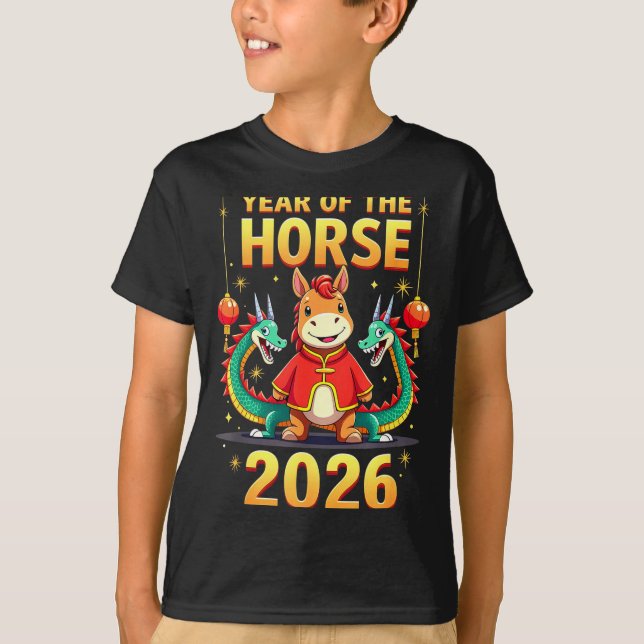 Camiseta Chinese New Year 2026 Year Of The Horse  (Anverso)