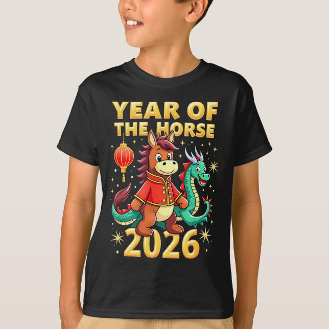 Camiseta Chinese New Year 2026 Year Of The Horse  (Anverso)