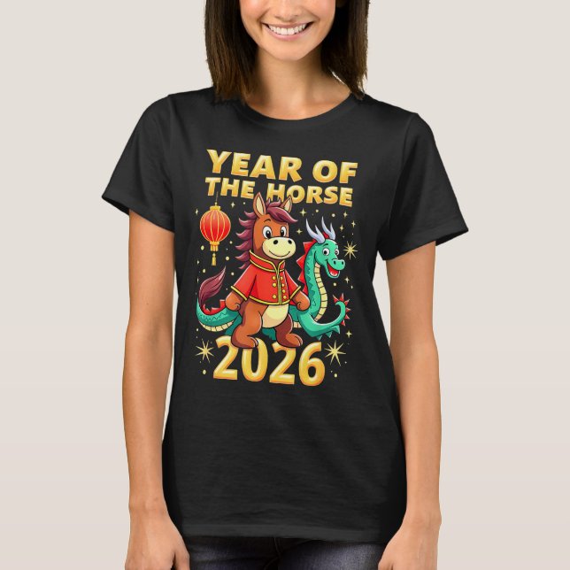 Camiseta Chinese New Year 2026 Year Of The Horse  (Anverso)