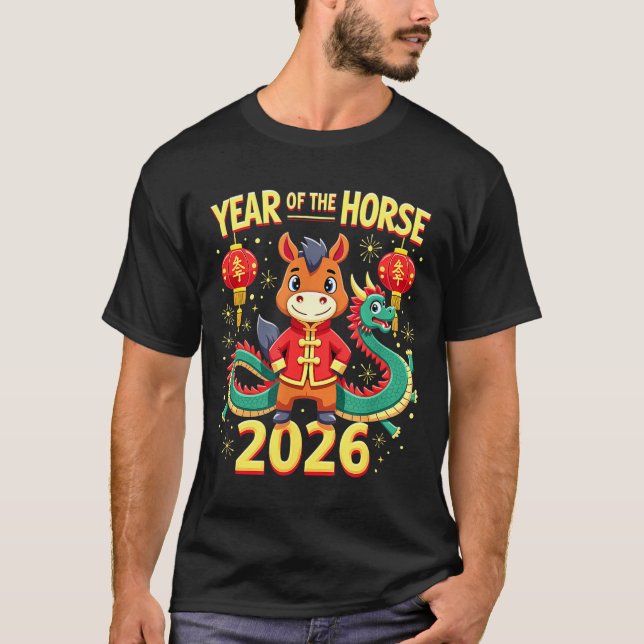 Camiseta Chinese New Year 2026 Year Of The Horse  (Anverso)