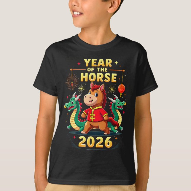 Camiseta Chinese New Year 2026 Year Of The Horse  (Anverso)