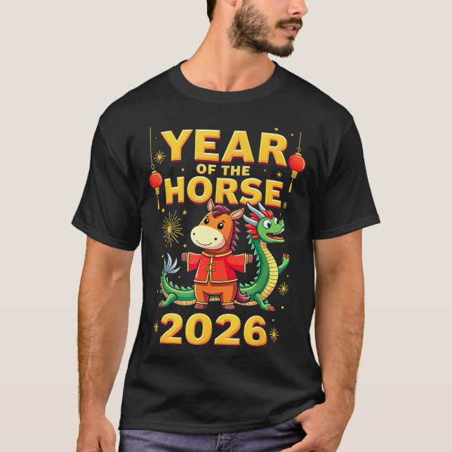 Camiseta Chinese New Year 2026 Year Of The Horse  (Anverso)