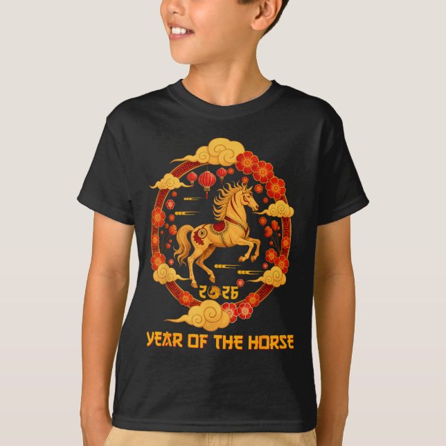 Camiseta Chinese New Year 2026 Year Of The Horse 2026  (Anverso)