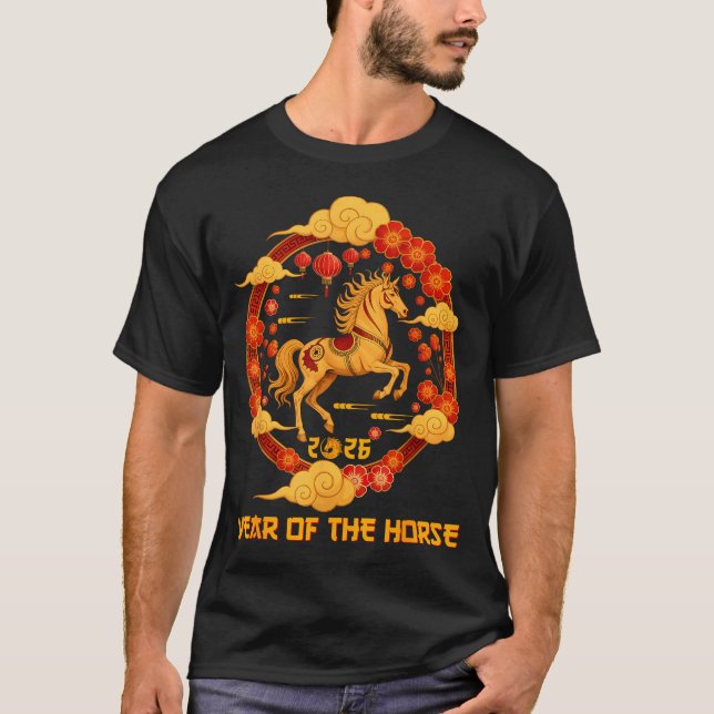 Camiseta Chinese New Year 2026 Year Of The Horse 2026  (Anverso)