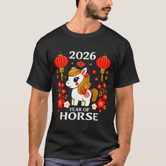 Camiseta Chinese New Year 2026 Year Of The Horse 2026 New Y (Anverso)