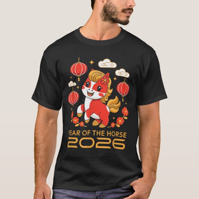 Camiseta Chinese New Year 2026 Year Of The Horse 2026 Women (Anverso)