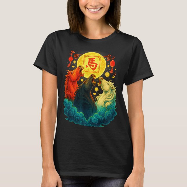 Camiseta Chinese New Year 2026 Year Of The Horse Lunar New  (Anverso)