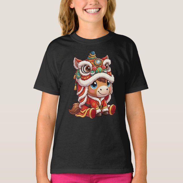 Camiseta Chinese New Year Horse 2026 Zodiac (Anverso)