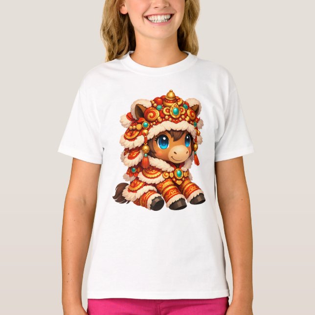 Camiseta Chinese New Year Horse 2026 Zodiac (Anverso)