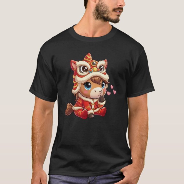 Camiseta Chinese New Year Horse 2026 Zodiac (Anverso)